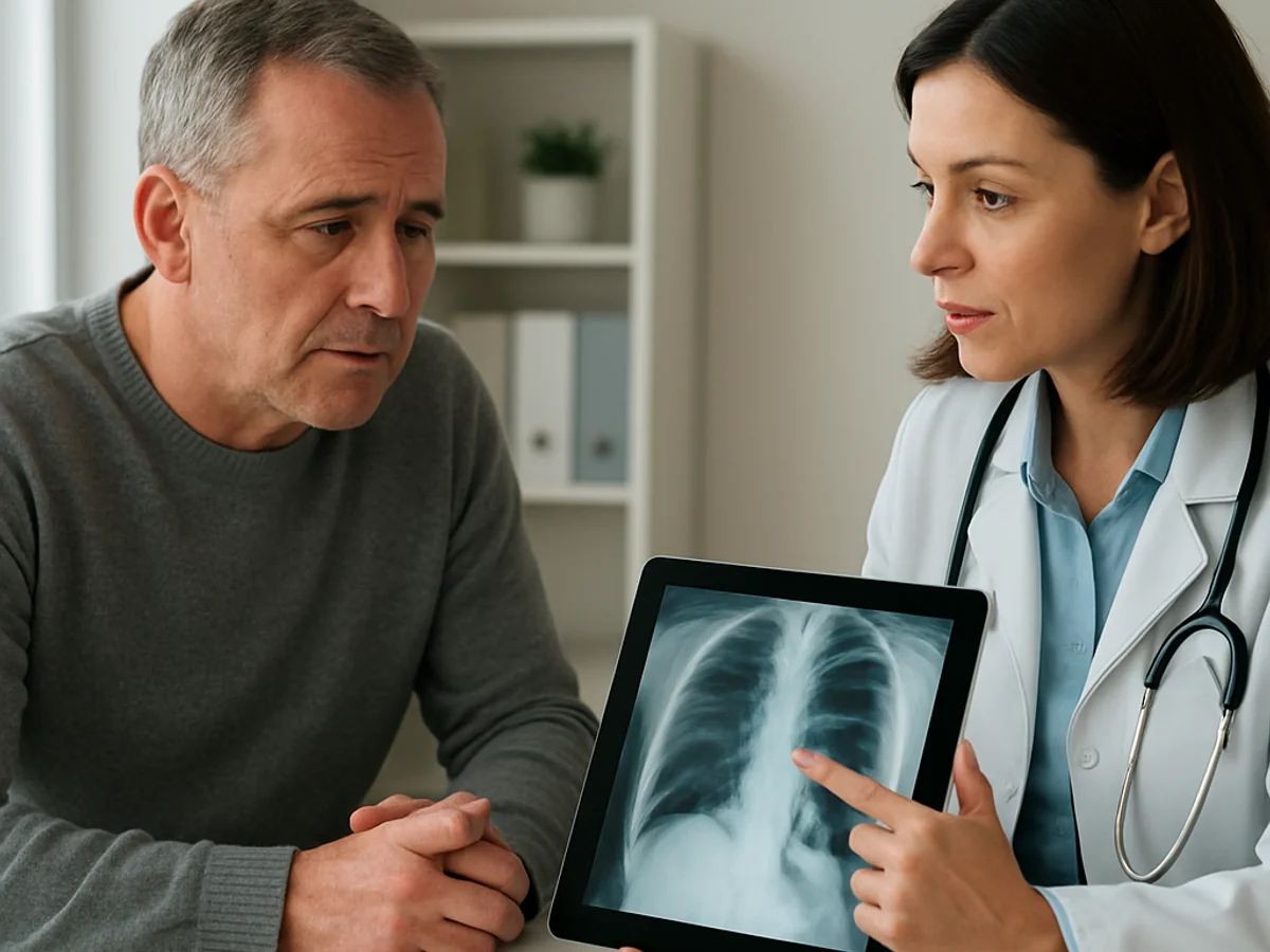 Doctor consulting with patient about treatment options